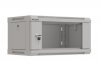 Lanberg Szafa instalacyjna rack wisząca 19 4U 540x350 szara drzwi przeszklone (flat pack)